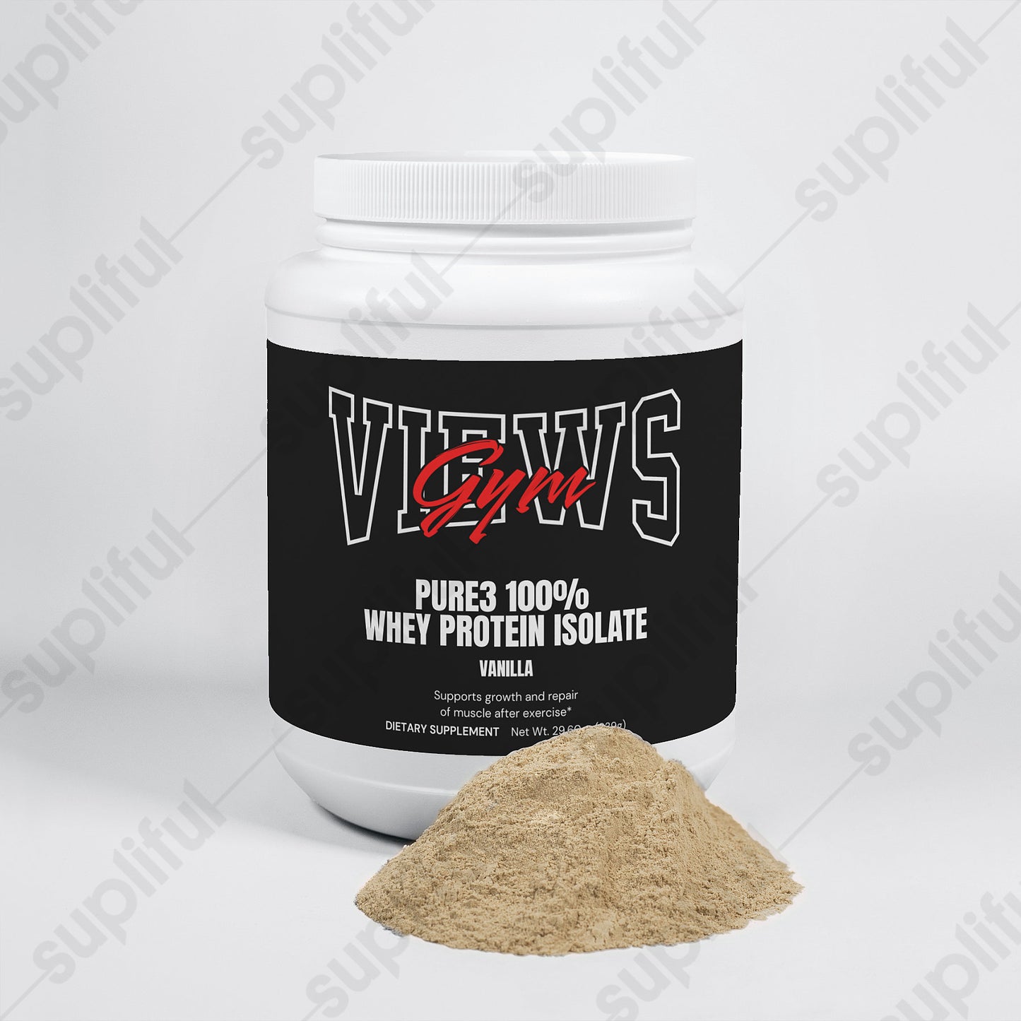 Pure3 100% Whey Protein Isolate (Vanilla)