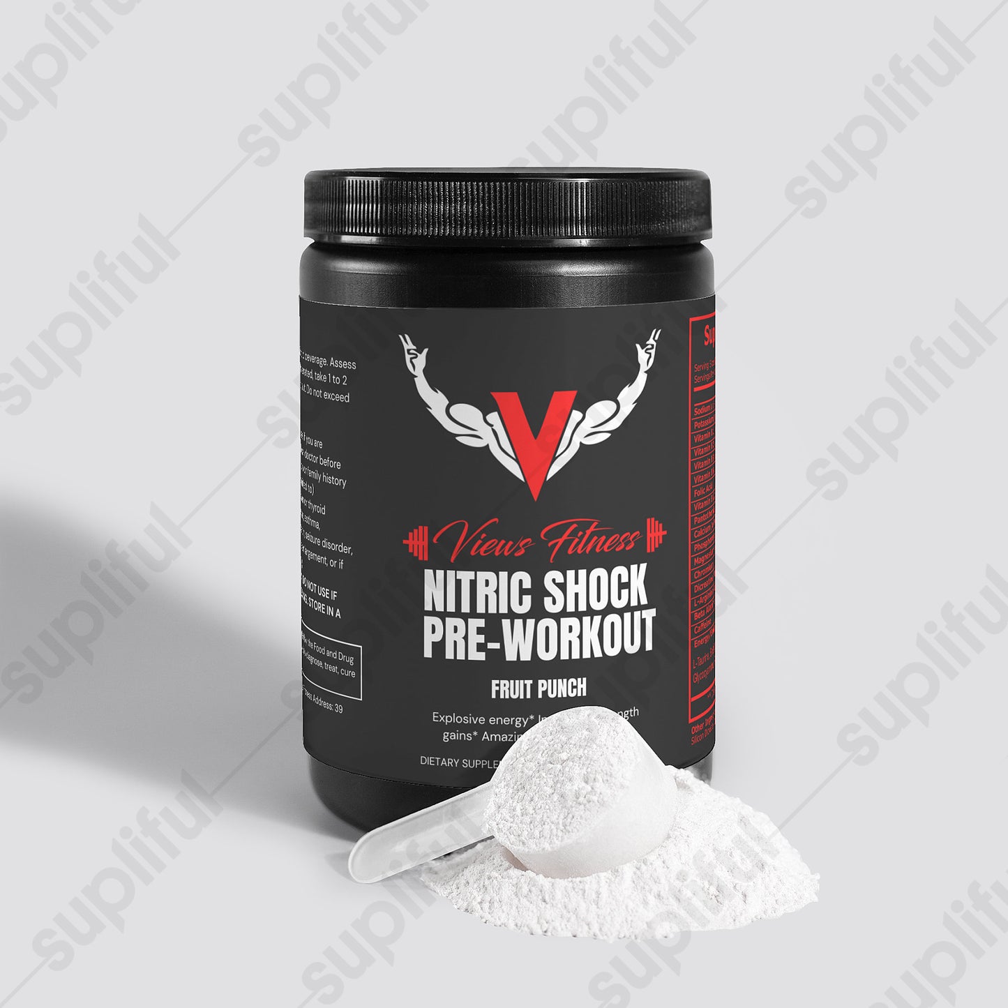 Nitric Shock Pre-Workout Powder (Fruit Punch)